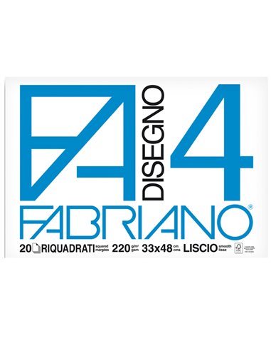 ALBUM FABRIANO4 (33X48CM) 220GR 20FG LISCIO SQUADRATO 05201797