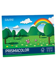 Album PRISMACOLOR 10fg 128gr 24x33cm monoruvido FAVINI A12X244 FAVINI ALBUM DISEGNO COLORATO