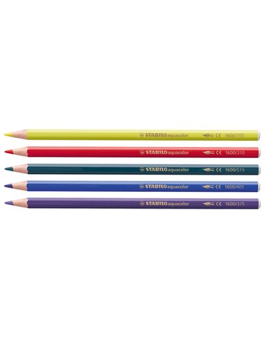 Astuccio metallo 36 pastelli Stabilo AQUACOLOR 1636 1636-5 STABILO PASTELLI COLORATI