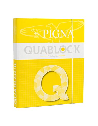 RACCOGLITORE/ANELLI QUABLOCK A4 26X32X4CM PIGNA 006230630 PIGNA RACCOGLITORI CON ANELLI