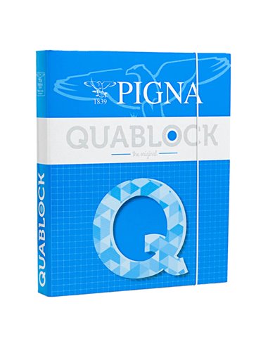 RACCOGLITORE/ANELLI QUABLOCK A4 26X32X4CM PIGNA 006230630 PIGNA RACCOGLITORI CON ANELLI