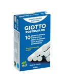 SCATOLA 10 GESSETTI TONDI BIANCO GIOTTO 538700