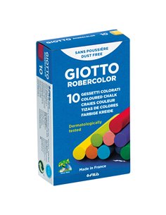 SCATOLA 10 GESSETTI TONDI COLORATI GIOTTO 538900 GIOTTO GESSETTI-CARBONCINO