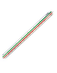 SCALIMETRO ISOTECK ARDA 30CM PER EDILIZIA (SCALE 1:100-200-250-300-400-500) 109 ARDA SCALIMETRI
