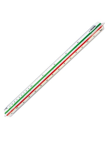 SCALIMETRO ISOTECK ARDA 30CM PER EDILIZIA (SCALE 1:100-200-250-300-400-500) 109 ARDA SCALIMETRI