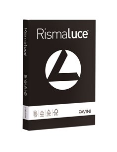 Carta RISMALUCE 200gr A3 125fg nero 63 FAVINI A67A133 FAVINI COLORATA