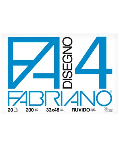 ALBUM FABRIANO4 (33X48CM) 200GR 20FG RUVIDO 05000797