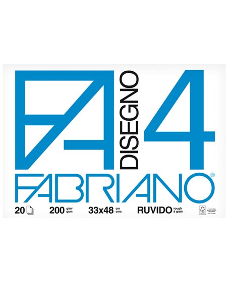 ALBUM FABRIANO4 (33X48CM) 200GR 20FG RUVIDO 05000797