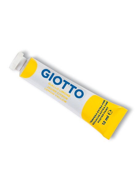 TEMPERA GIOTTO TUBO 4 (12ML) GIALLO LIMONE 03 35200300 GIOTTO TEMPERE