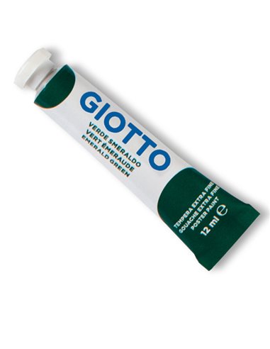 TEMPERA GIOTTO TUBO 4 (12ML) VERDE SMERALDO 14 35201400 GIOTTO TEMPERE
