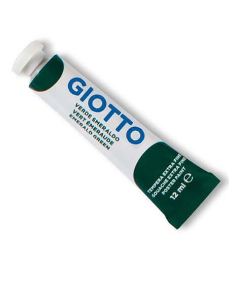 TEMPERA GIOTTO TUBO 4 (12ML) VERDE SMERALDO 14 35201400 GIOTTO TEMPERE
