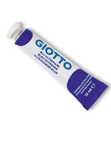 TEMPERA GIOTTO TUBO 4 (12ML) BLU OLTREMARE 17 35201700 GIOTTO TEMPERE