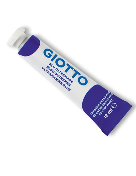TEMPERA GIOTTO TUBO 4 (12ML) BLU OLTREMARE 17 35201700 GIOTTO TEMPERE