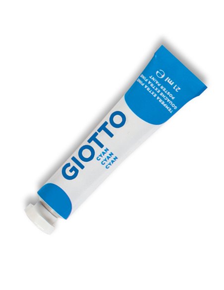 TEMPERA GIOTTO TUBO 7 (21ML) BLU CYANO 15 35501500 GIOTTO TEMPERE