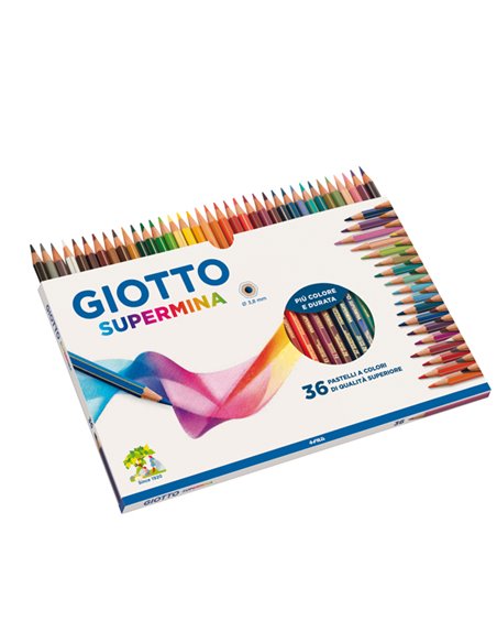 ASTUCCIO 36 PASTELLI SUPERMINA GIOTTO 235900 GIOTTO PASTELLI COLORATI