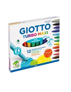 ASTUCCIO 12 PENNARELLI TURBOMAXI GIOTTO 454000 GIOTTO PENNARELLI