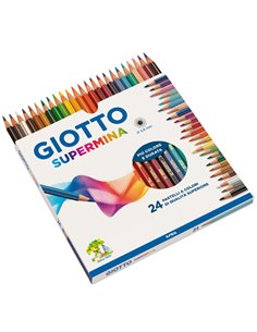 ASTUCCIO 24 PASTELLI SUPERMINA GIOTTO F235500 GIOTTO PASTELLI COLORATI 2