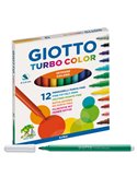 ASTUCCIO 12 PENNARELLI TURBOCOLOR GIOTTO 416000