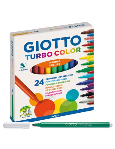 ASTUCCIO 24 PENNARELLI TURBOCOLOR GIOTTO 417000