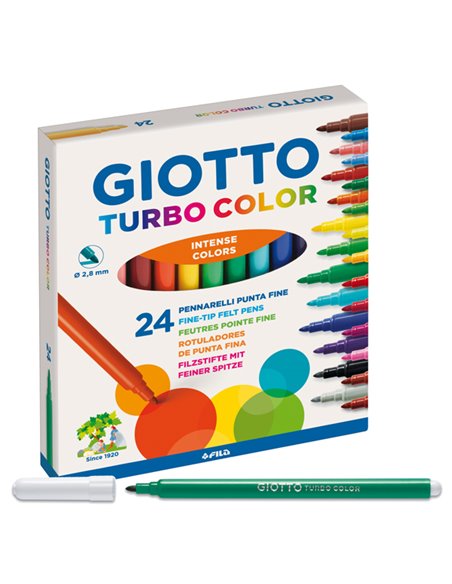 ASTUCCIO 24 PENNARELLI TURBOCOLOR GIOTTO 417000
