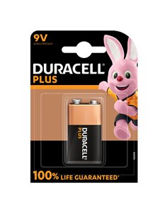 Blister 1 pila MN1604 Duracell PLUS 100 - TRANSISTOR 9V DU0503 DURACELL PILE