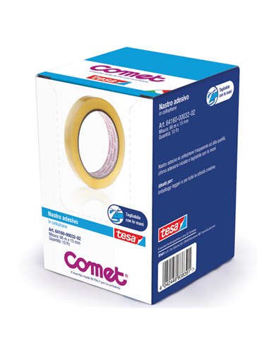 NASTRO ADESIVO 66MTX15MM CELLO 64-160 COMET 64160-00032-02