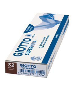 Pastello Giotto Supermina monocolore marrone 32 F235132 GIOTTO PASTELLI COLORATI 2