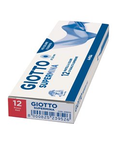 Pastello Giotto Supermina monocolore rosso 12 F235112 GIOTTO PASTELLI COLORATI 2