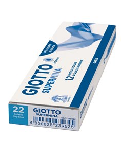 Pastello Giotto Supermina monocolore celeste 22 239022 GIOTTO PASTELLI COLORATI 2