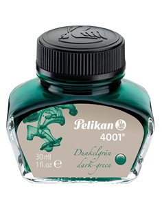 INCHIOSTRO STILOGRAFICO PELIKAN 4001 30ML VERDE SCURO 400142562 PELIKAN INCHIOSTRO-CARTUCCE-CANCELLATORI