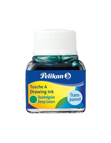 INCHIOSTRO DI CHINA 523 VERDE SCURO 7 10ML PELIKAN 100436073 PELIKAN INCHIOSTRO CHINA
