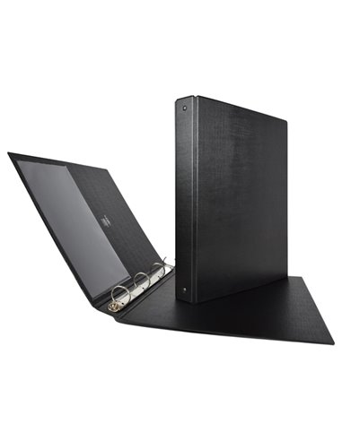 Raccoglitore STELVIO 16 A4 4R nero 22x30cm SEI ROTA 36164410 SEI ROTA RACCOGLITORI AD ANELLI