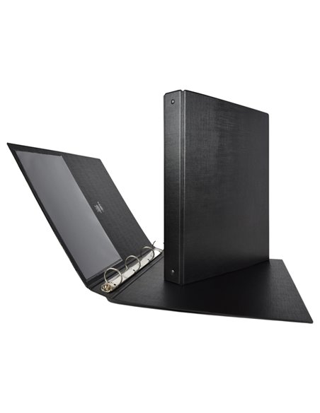 Raccoglitore STELVIO 16 A4 4R nero 22x30cm SEI ROTA 36164410 SEI ROTA RACCOGLITORI AD ANELLI