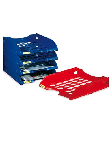 Vaschetta portacorrispondenza forate E040 grigio FELLOWES E040GC