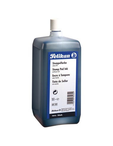 INCHIOSTRO NERO 1000ML S/OLIO PELIKAN 100436067 PELIKAN INCHIOSTRO PER TIMBRI-TAMPONI