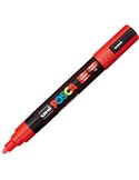 Marcatore UNI POSCA PC5M p.media 1,8-2,5mm rosso UNI MITSUBISHI M PC5M R