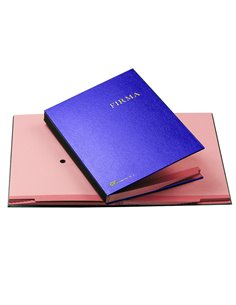 LIBRO FIRMA 14 PAGINE BLU 24X34CM 614-E FRASCHINI 614E-BLU FRASCHINI LIBRI FIRMA
