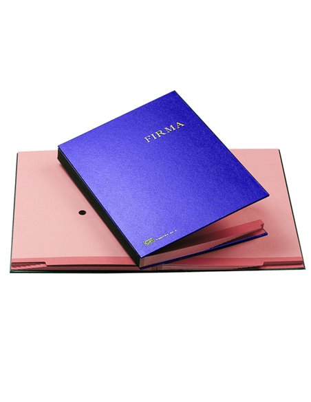 LIBRO FIRMA 14 PAGINE BLU 24X34CM 614-E FRASCHINI 614E-BLU FRASCHINI LIBRI FIRMA