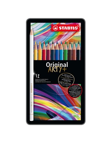 Astuccio metallo 12 pastelli STABILO ORIGINAL 8773 8773-6