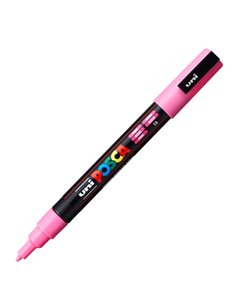 Marcatore UNI POSCA PC3M p.fine 0,9-1,3mm rosa UNI MITSUBISHI M PC3M RA