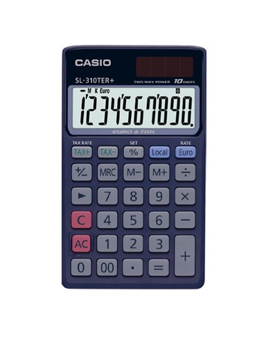 CALCOLATRICE TASCABILE CASIO SL-310TER+ SL-310TER+-WA-EP CASIO TASCABILI