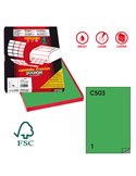 Etichetta adesiva C/503 verde 100fg A4 210x297mm (1et/fg) Markin X210C503VE
