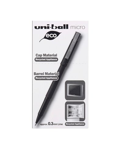 Roller UNI-BALL MICRO UB120 punta 0,5mm rosso UNI MITSUBISHI M UB120 R UNI MITSUBISHI CON CAPPUCCIO