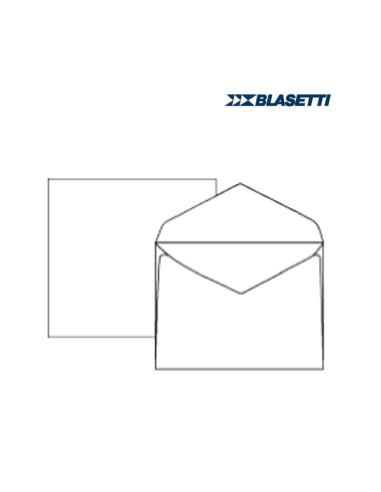 500 BUSTE BIANCHE 120X180MM 100GR LEMBO GOMMATO CAMPIDOGLIO 086 BLASETTI BUSTE COMMERCIALI