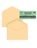 500 buste GIALLO POSTALE gommata carta riciclata FSC® 120x180mm 80gr Pigna Envel 045959821