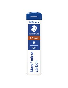 12 astucci da 12 mine 0.5mm MARS®MICRO 250 05-B STAEDTLER 250 05-B