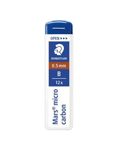 12 astucci da 12 mine 0.5mm MARS®MICRO 250 05-B STAEDTLER 250 05-B
