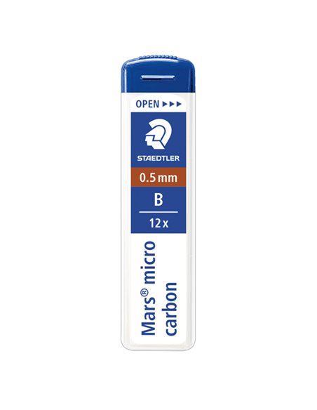 12 astucci da 12 mine 0.5mm MARS®MICRO 250 05-B STAEDTLER 250 05-B