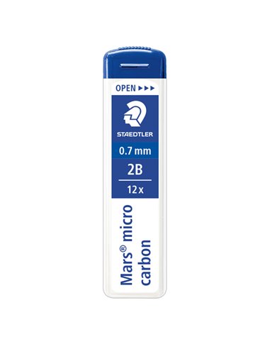12 astucci da 12 mine 0.7mm MARS®MICRO 250 07-2B STAEDTLER 250 07-2B STAEDTLER MINE