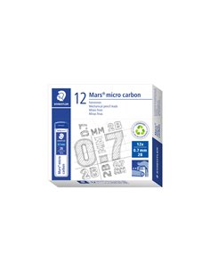 12 astucci da 12 mine 0.7mm MARS®MICRO 250 07-2B STAEDTLER 250 07-2B STAEDTLER MINE 2